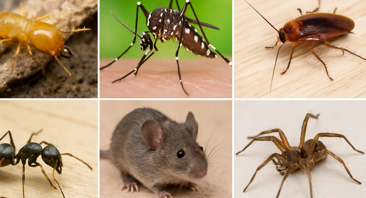 most commone home pests in georgia & florida