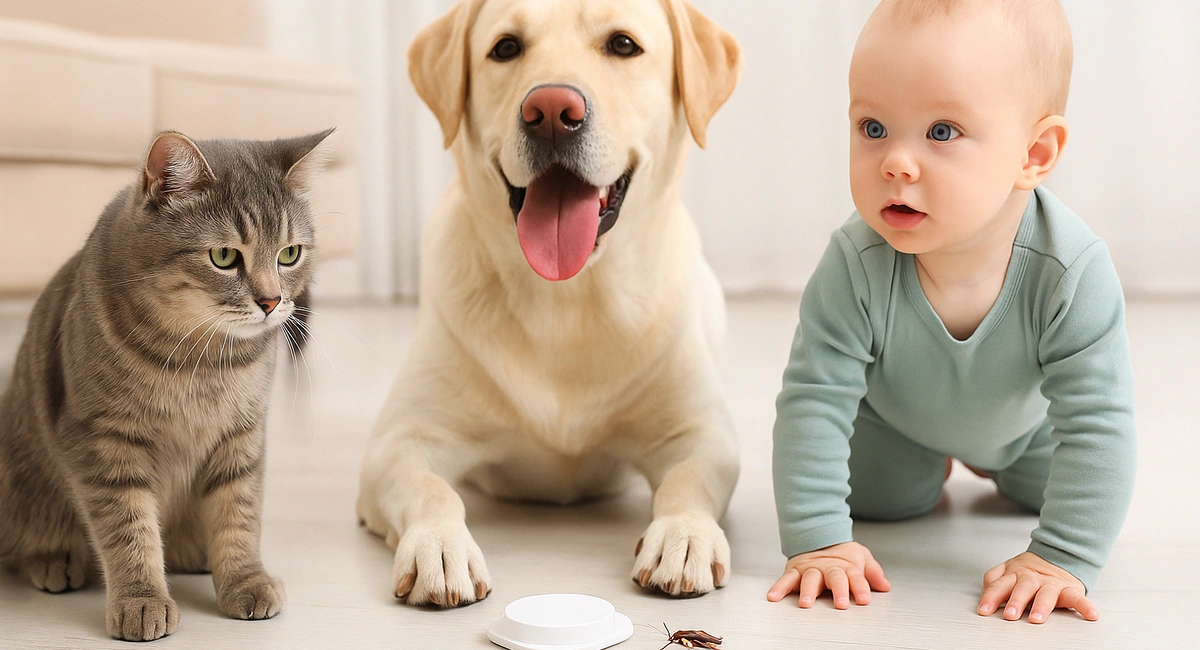 Is Cockroach Bait Safe Around Pets and Kids